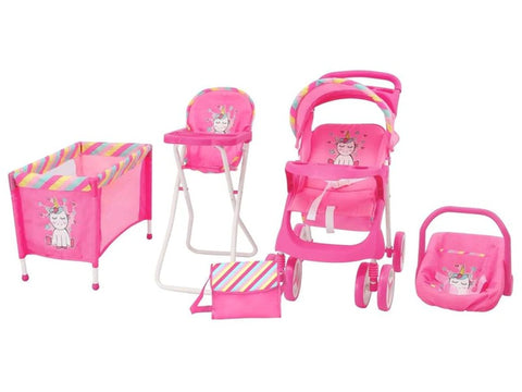 SET MAXI DOLL UNICORNIO PS4044 4 PIEZAS
