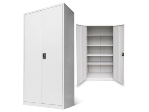 ARMARIO PAPELERA 2 PUERTAS METAL BEIGE