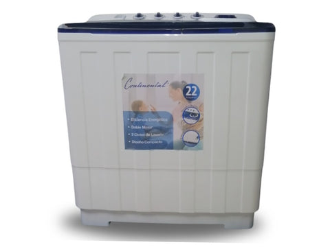 LAVADORA SEMI CONTINENTAL CE-WTT220CR 22KG BLANCA