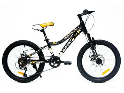 BICICLETA ELEMENT MTB JR 20 NIÑA 7V NEGRO/GRIS