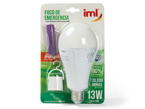 FOCO LED EMERGENCIA IML LED-A13EM 13W