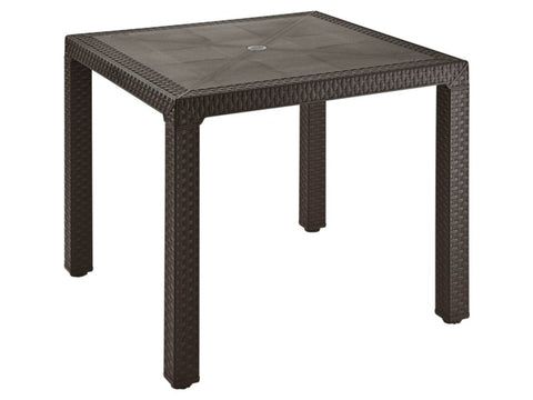 MESA CUADRADA ETERNA RATTAN WENGUE RIMAX #7804