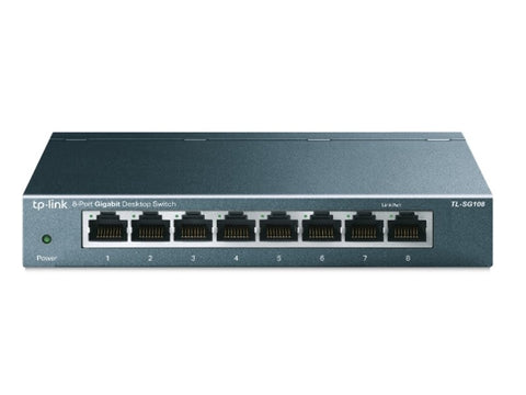 SWITCH TP-LINK 8 PUERTOS TL-SG108 10/100/1000 Mbps