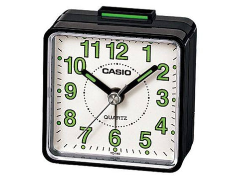 RELOJ DESPERTADOR CASIO IQ-140-1B ANALOGO
