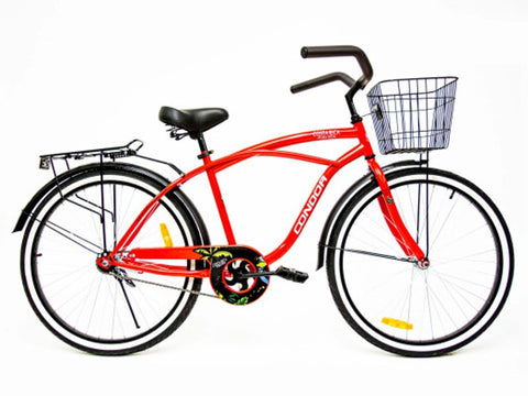 BICICLETA CONDOR #26 PLAYERA MASC. NEGRO/ROJO