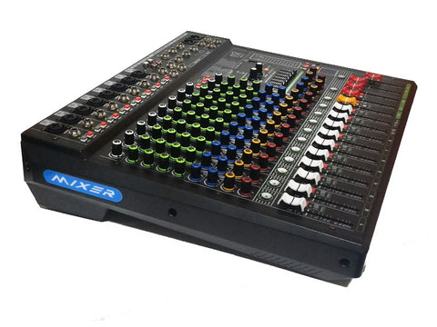 MIXER PASIVO 12 CANALES GRIS XP-12