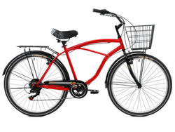 BICICLETA 26 BANANA SP COASTER HOMBRE ROJO C/CAMBIOS