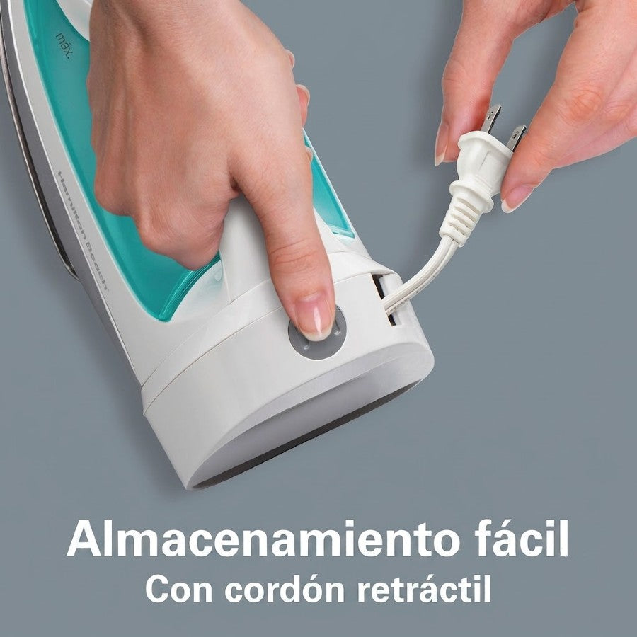 PLANCHA VAPOR HAMILTON BEACH 14212F CABLE RETRACTIL