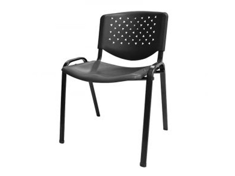 TOKOA OS-3007 Mesh Back Waiting Chair - Black