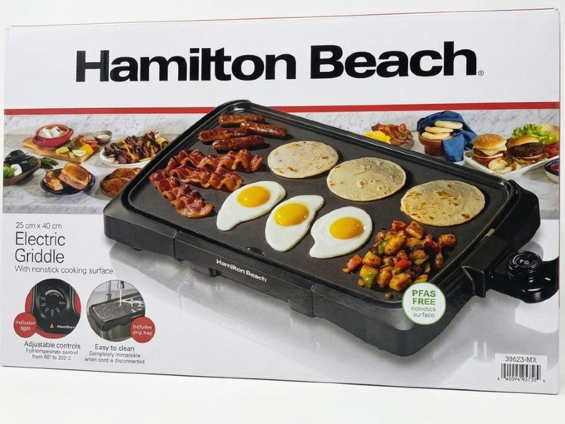 HAMILTON BEACH ELECTRIC GRIDDLE 38523-MX