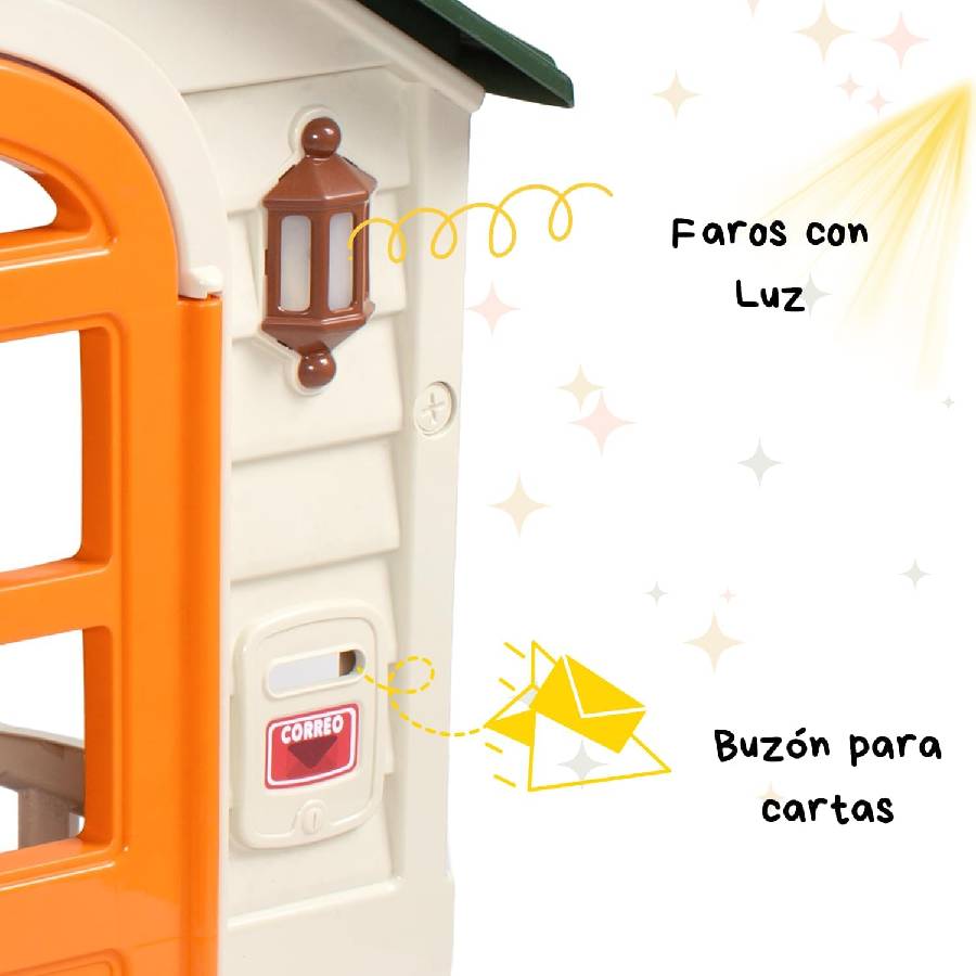 CASITA PRINSEL PS4065 PLAY HOUSE 2EN1 GRILL