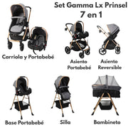 COCHE PRINSEL PS5265 7EN1 GAMMA LX GRIS