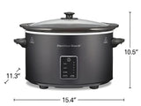 OLLA COCIDO LENTO HAMILTON BEACH 5 LITROS NEGRA (33752)