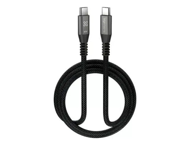 CABLE KLIPX KAC-250 3FT USB-C TO USB-C 60W