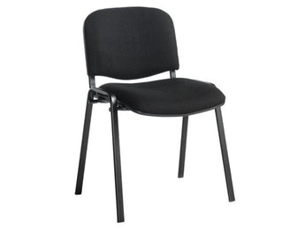 KORA VISITOR CHAIR W/O ARM BLACK