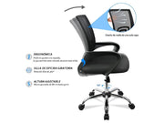 OPERATIONAL CHAIR BLACK MESH METAL BASE