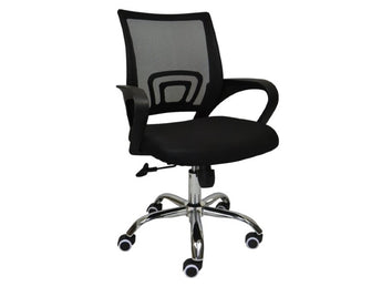 OPERATIONAL CHAIR BLACK MESH METAL BASE
