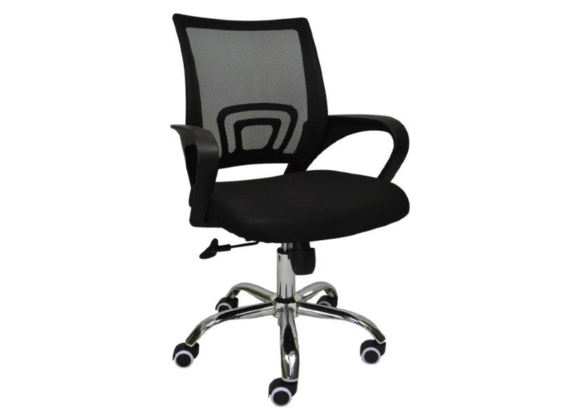 OPERATIONAL CHAIR BLACK MESH METAL BASE