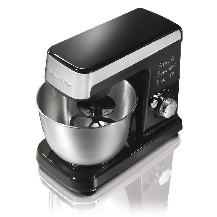 BATIDORA HAMILTON BEACH 63327 TAZON ACERO 3.5LTS NEGRO 300W 6VEL