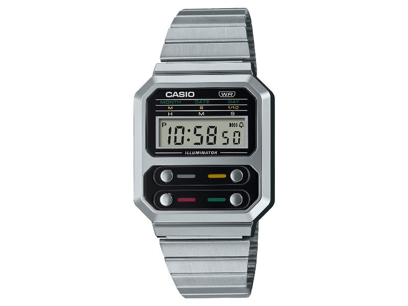CASIO A-100WE-1A DIGITAL WATCH