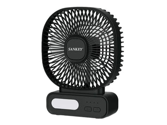 6" DESK FAN SANKEY FN6BAT19B BLACK