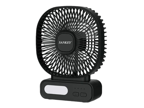 ABANICO ESCRITORIO 6" SANKEY FN6BAT19B NEGRO