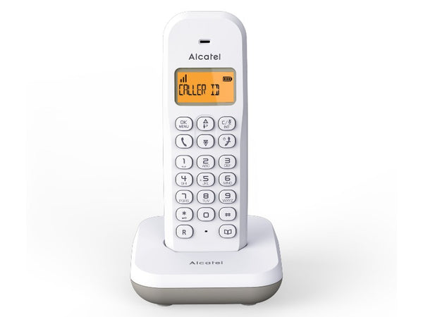TEL ALCATEL E155 INALAMBRICO  6.0 DEC BLANCO/GRIS