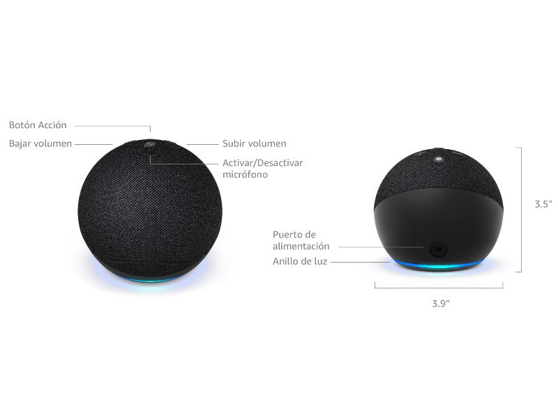 AMAZON ECHO DOT GEN 5 WITH ALEXA BLUE B09B93ZDG4