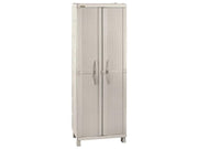 LARGE PANTRY-STYLE CABINET RIMAX RATTAN TAUPE