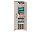 LARGE PANTRY-STYLE CABINET RIMAX RATTAN TAUPE