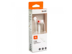 AUDIFONOS JBL T110 HEADPHONE WIRED WHITE