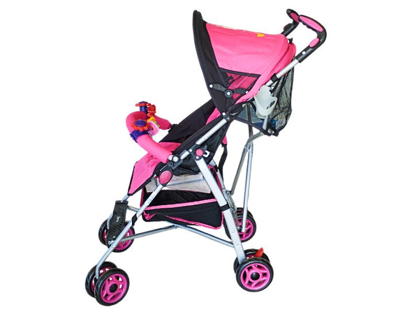 COCHE SOMBRILLA PARA BEBE BABY PRO BPST886 ROSADO