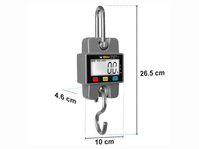 BASCULA COLGANTE RHINO BAC-300 300KG/100G