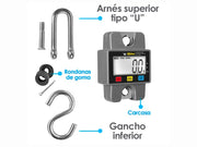 BASCULA COLGANTE RHINO BAC-300 300KG/100G