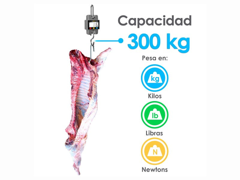 BASCULA COLGANTE RHINO BAC-300 300KG/100G