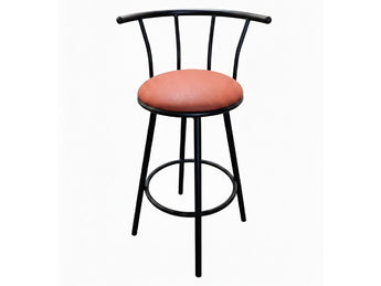 HALF-MOON SWIVEL BREAKFAST BAR STOOL