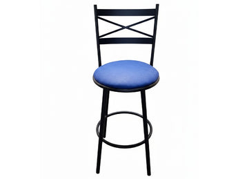 BREAKFAST BAR STOOL W. BACKREST "X" F