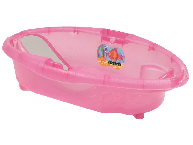 BAÑERA PRINSEL PS7297 ATLANTIS ROSA TRASLUCIDO GLITER
