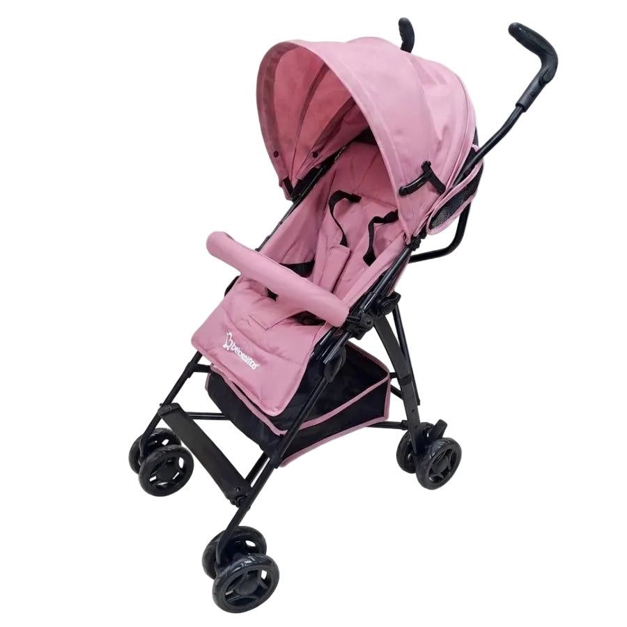COCHE P/BEBE BEBESITOS ARGUS10 ROSADO