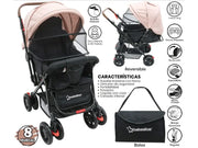BABY STROLLER BEBESITOS BOSTON4 PINK