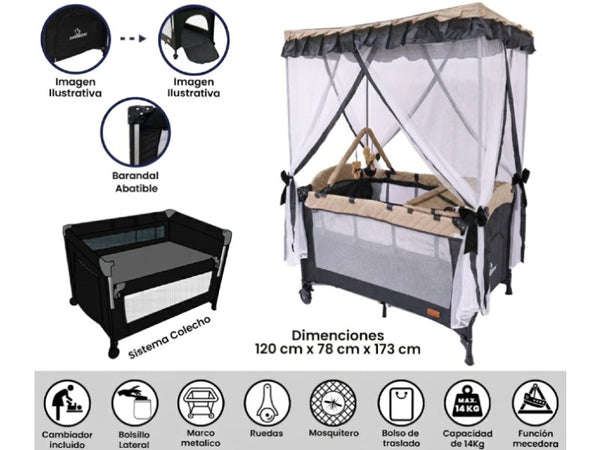 ENCIERRO P/BEBE BEBESITOS LONDON12C BEIGE