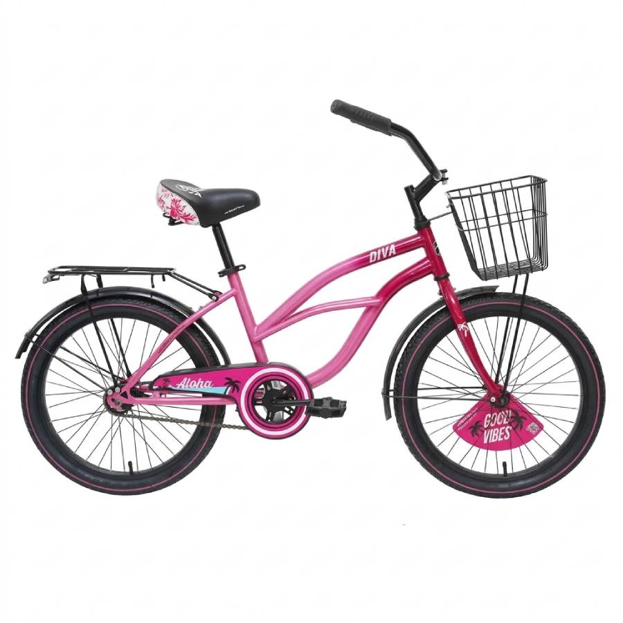 BICICLETA 20 BANANA SP DIVA MUJER FUCSIA/ROSADO