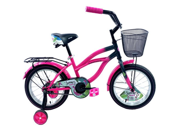 BICICLETA 16 BANANA SP SUMMER PARTY MUJER FUCSIA/NEGRO