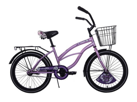 BICICLETA 20 BANANA SP DIVA MUJER MORA PASTEL/MORADO