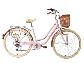 26" Women's City London Bicycle Pink/Brown