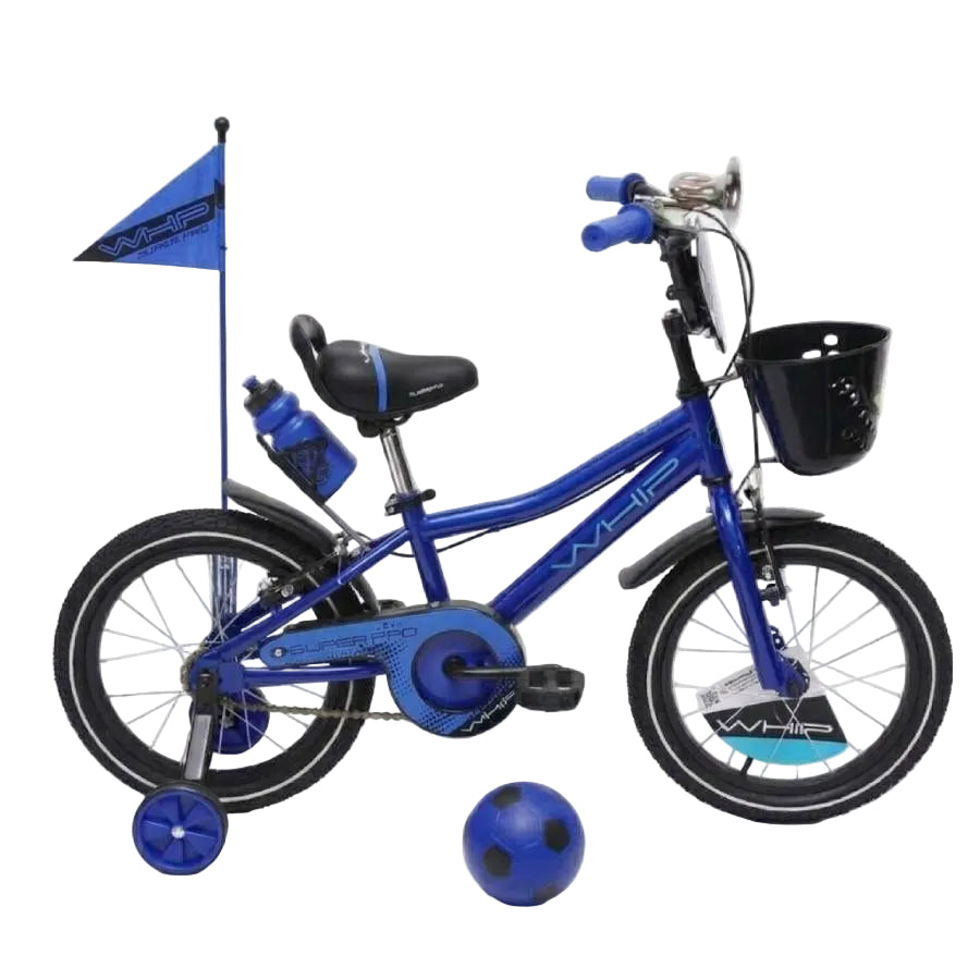 BICICLETA 16 INFANTIL SP WHIP HOMBRE AZUL/CELESTE