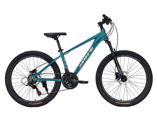 BICICLETA 24 MTB XRACE ONE MENTA/PLATA