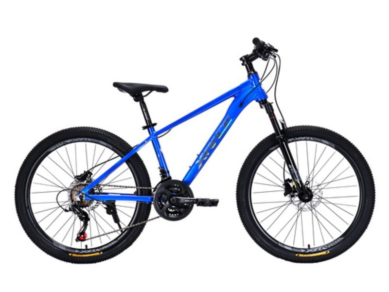 24" MTB X-RACE ONE BLUE/SILVER BICYCLE