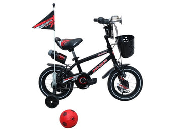 16-INCH CHILDREN'S BIKE SP WHIP BLACK/RED BOYS'