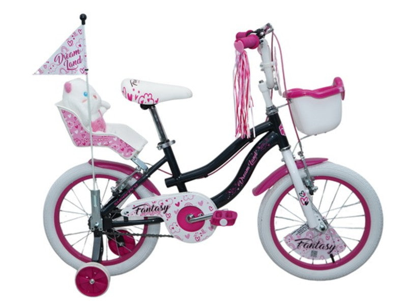 16" Kids' Bicycle SP Fantasy Girls' Black/Fuchsia